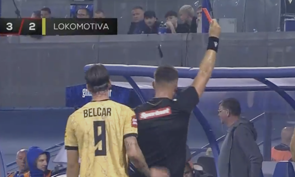 Crveni karton igraču Lokomotive