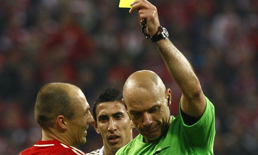 sudac Howard Webb Arjen Robben Angel di Maria