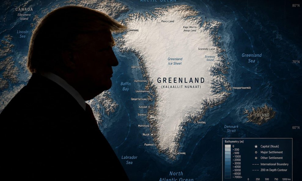 Trump je zatražio 'pravo, naslov i vlasništvo' nad Grenlandom, ali i prvi put izrijekom isključio vojnu silu