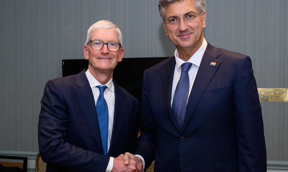 Tim Cook i Andrej Plenković