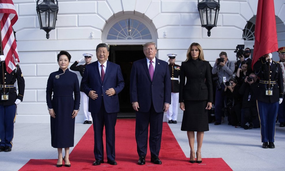 Peng Liyuan, Xi Jinping, Donald Trump, Melania Trump