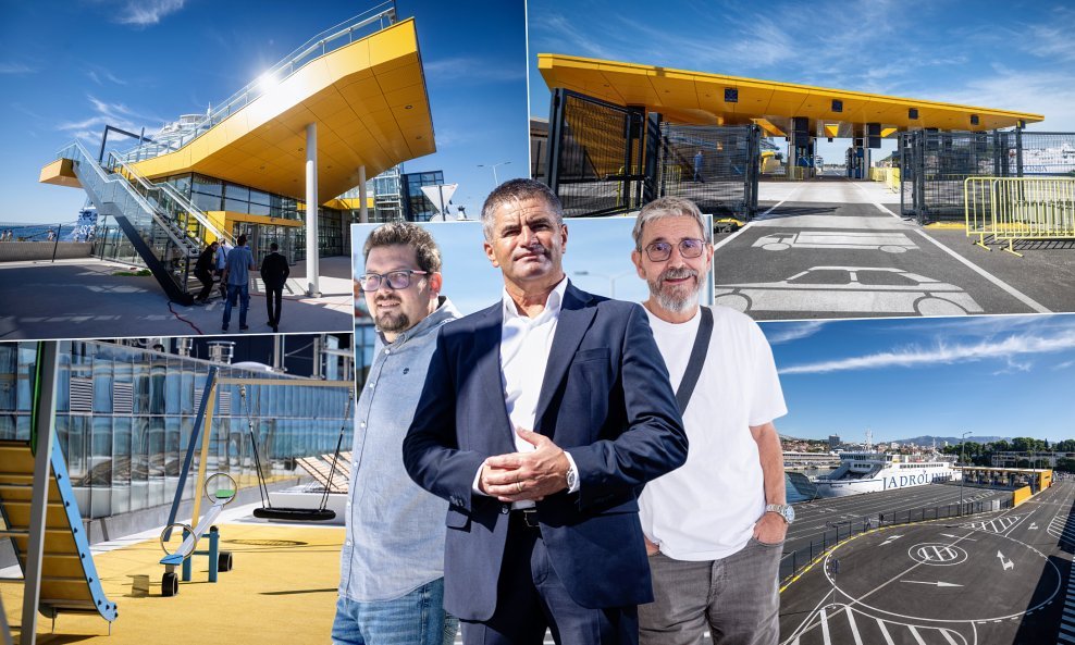 Hrvoje Srdelić, Vice Mihanović i Ante Martinis dočekali su nas na novom terminalu