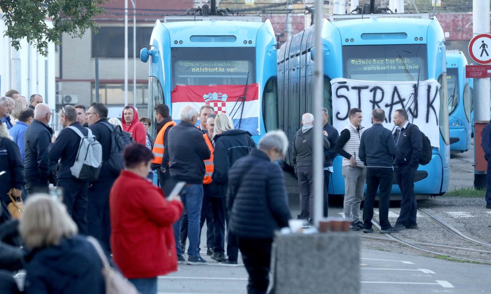Štrajk u Zagrebu