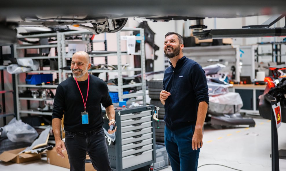Dara Khosrowshahi i Mate Rimac
