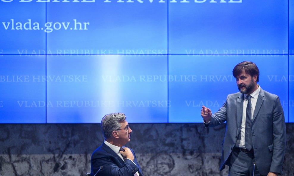 Tomislav Ćorić i Andrej Plenković