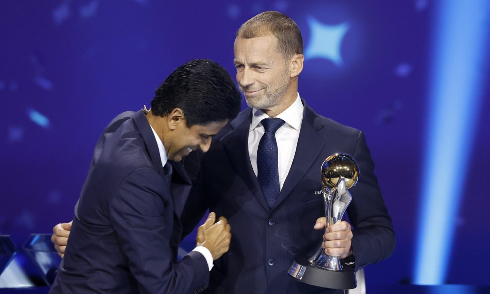 Nasser al Khelaifi i Aleksander Čeferin