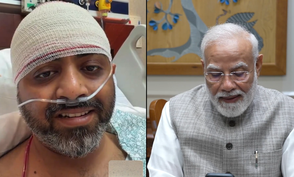 Smit Machchhar i Narendra Modi