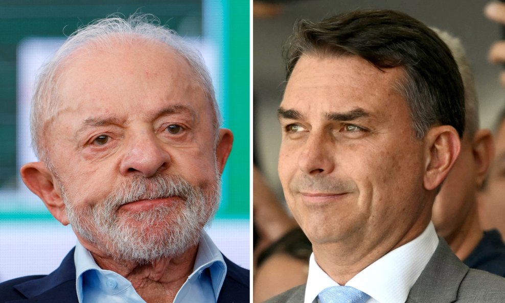 Luiz Inacio Lula da Silva i Flavio Bolsonaro