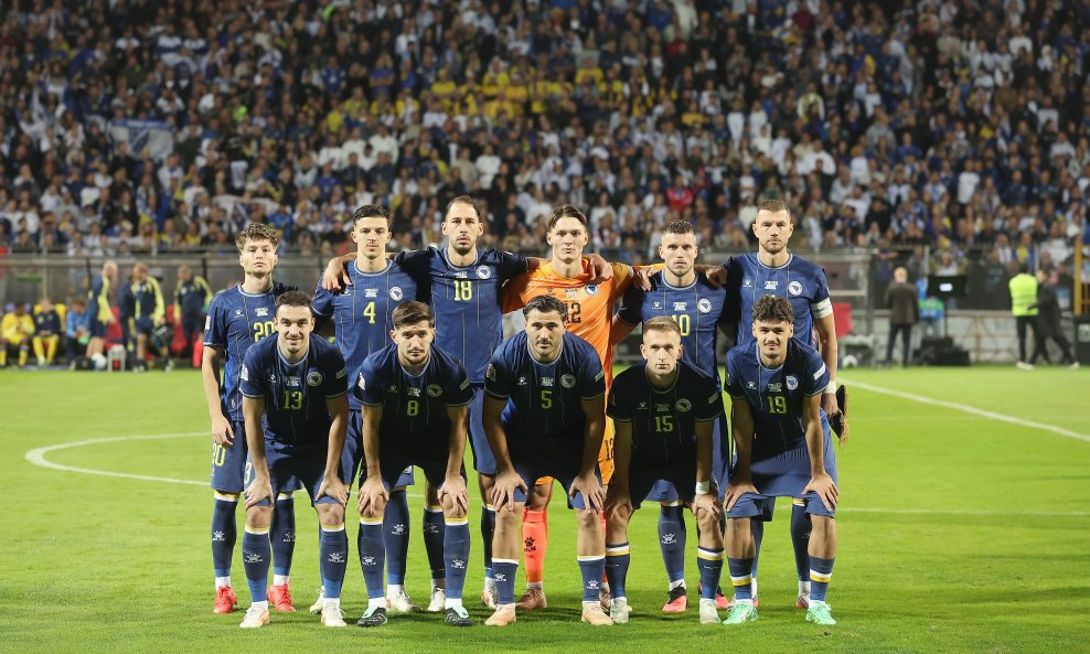 Reprezentacija Bosne i Hercegovine pred utakmicu protiv Švedske