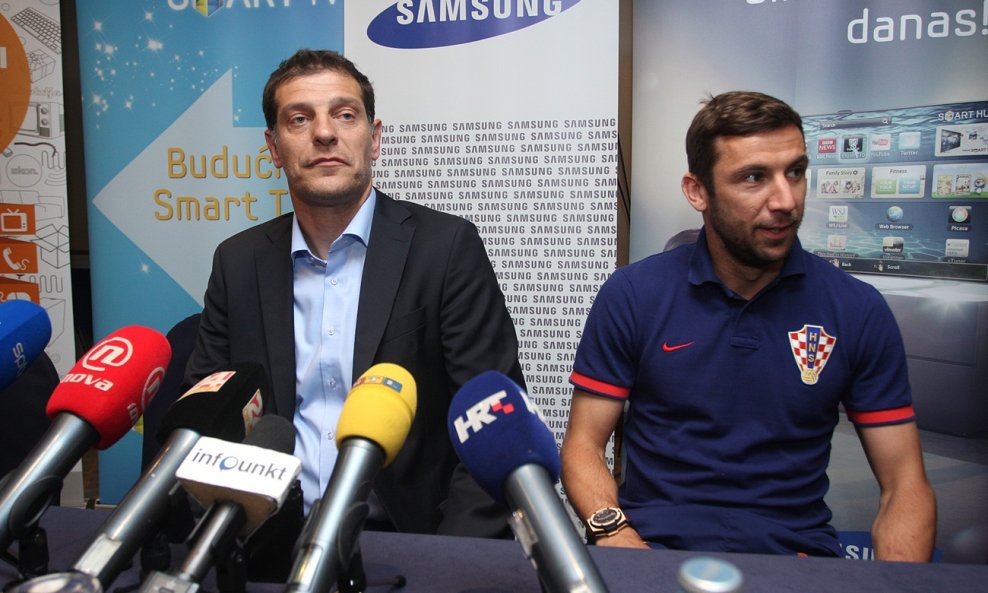 Darijo Srna i Slaven Bilić iz vremena dok je Srna igrao za Vatrene
