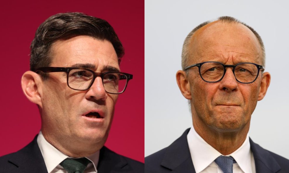 Andy Burnham i Friedrich Merz