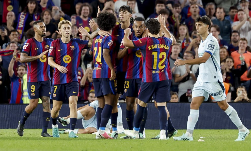 Slavlje igrača Barcelone