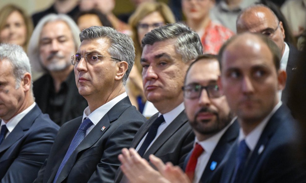 Andrej Plenković, Zoran Milanović i Tomislav Tomašević
