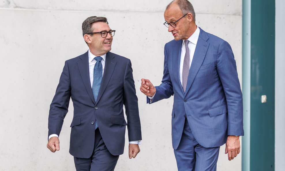 Andy Burnham i Friedrich Merz