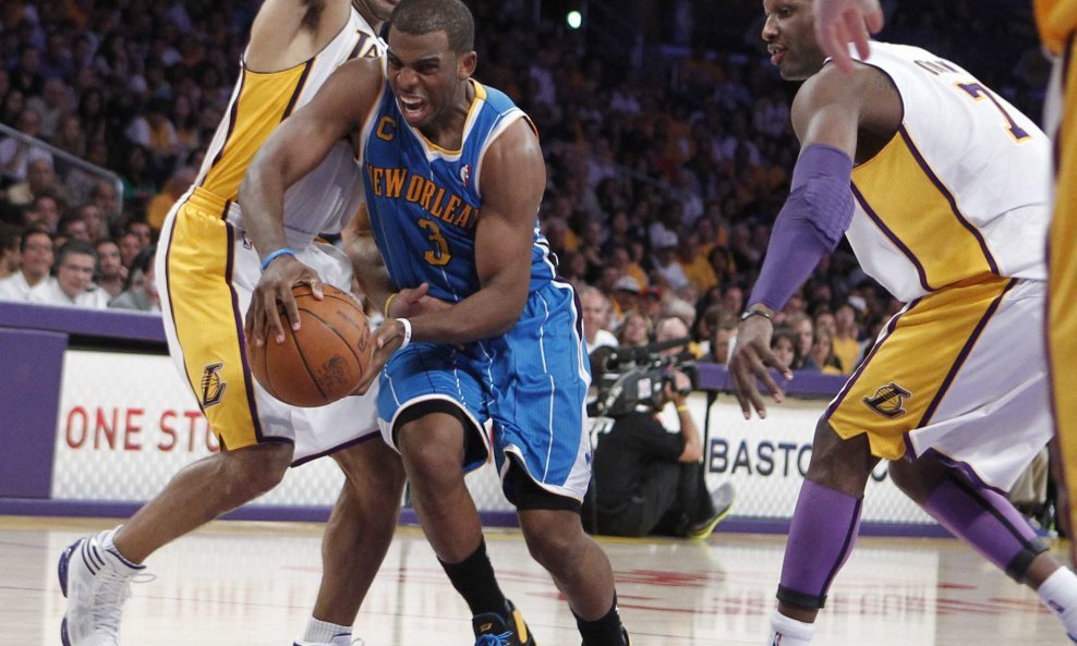 Chris Paul, Derek Fischer i Lamar Odom