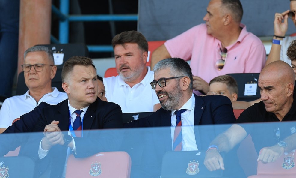 Slijeva Robert Graf, Ivan Bilić i Ljubo Pavasović Visković