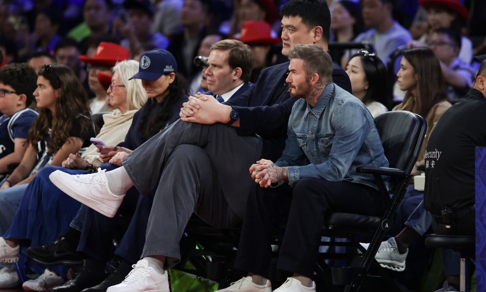 Yao Ming i David Beckham