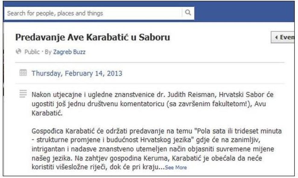 predavanje Ave Karabatić u Saboru