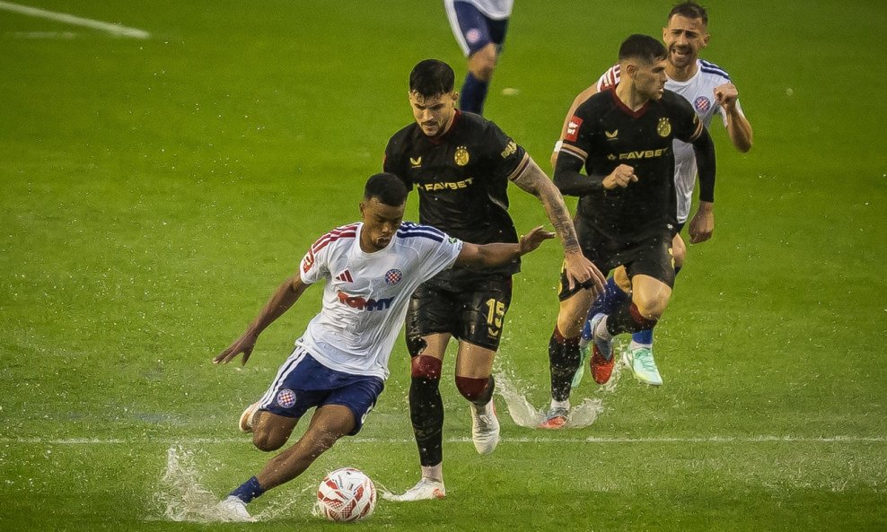 Detalj sa subotnjeg derbija Hajduk - Dinamo