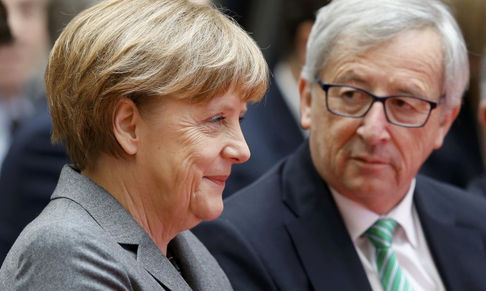 Angela Merkel i Jean-Claude Juncker