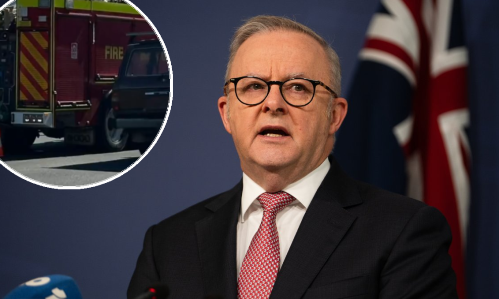 Anthony Albanese (u krugu)