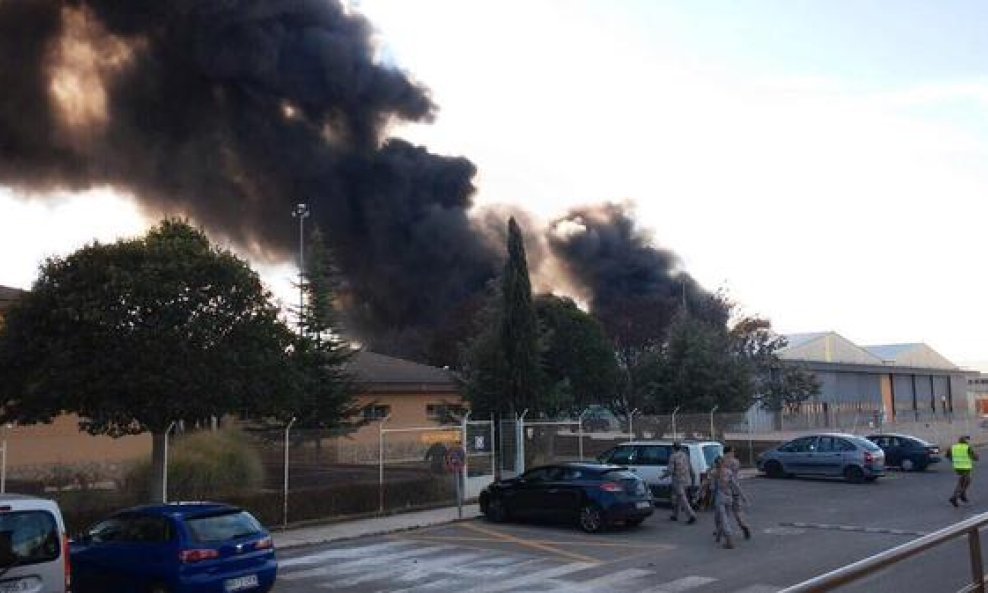 pad aviona španjolska