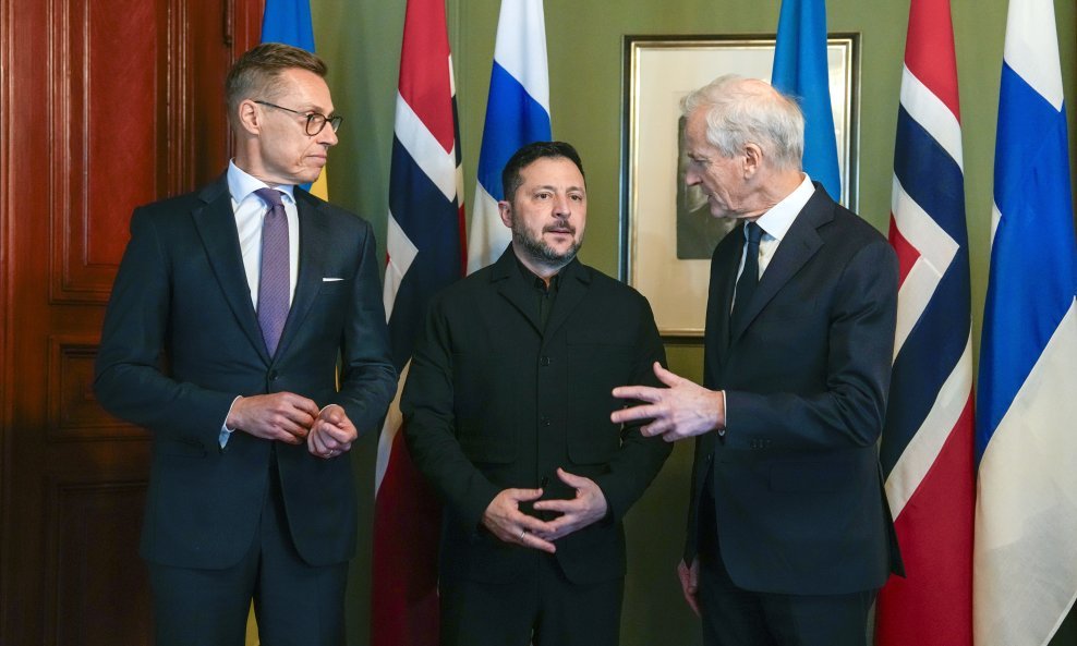 Jonas Gahr Store, Volodimir Zelenski i Alexander Stubb