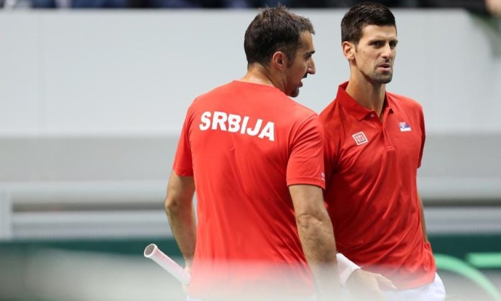 Novak Đoković Nenad Zimonjić Davis cup