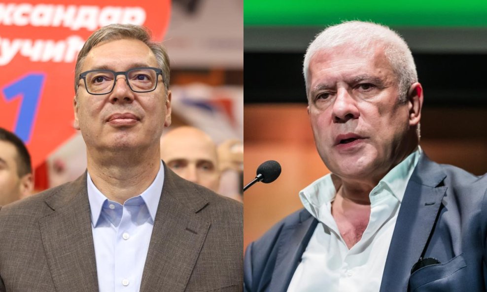Aleksandar Vučić i Boris Tadić