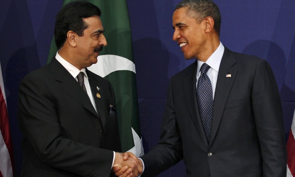 Yusuf Raza Gilani i Barack Obama