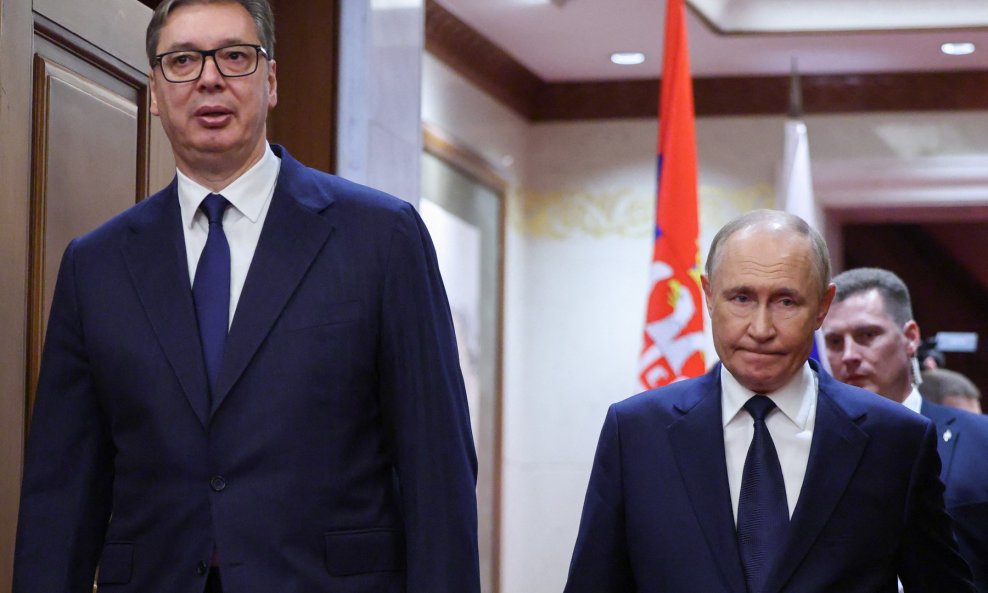 Aleksandar Vučić i Vladimir Putin