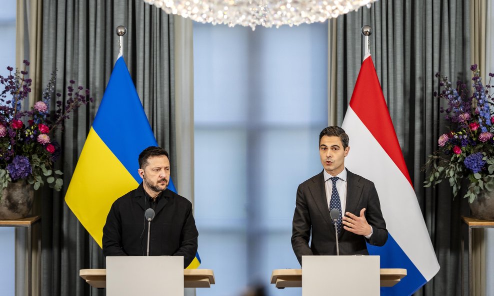 Volodimir Zelenski i Rob Jetten