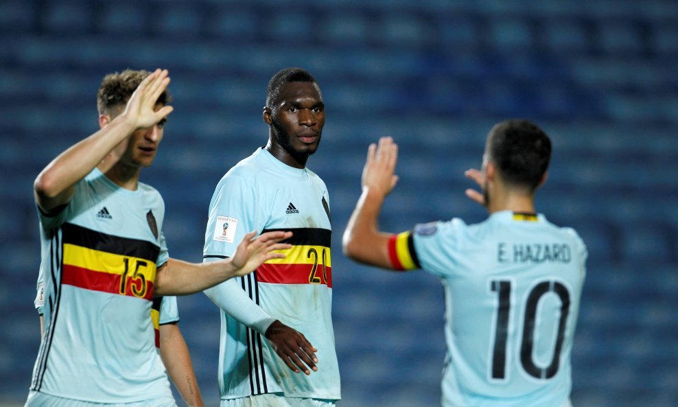 Christian Benteke slavi pogodak sa suigračima