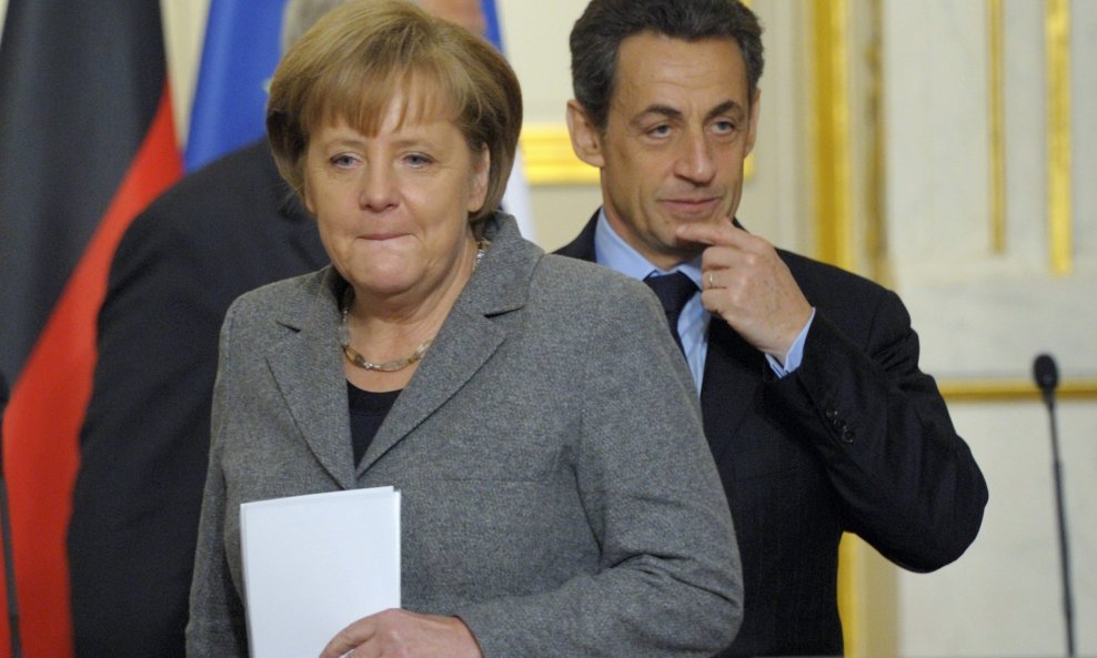 Angela Merkel i Nicolas Sarkozy