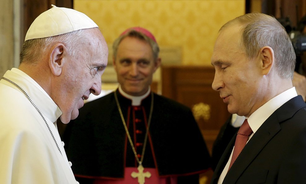 Papa Franjo i Vladimir Putin