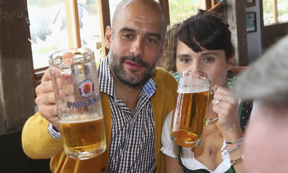 Pep Guardiola i Christina