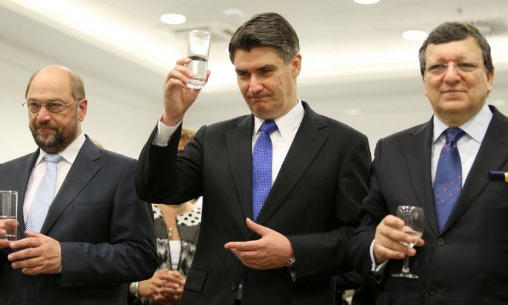 Martin Shultz, Zoran Milanović, Jose Manuel Barroso