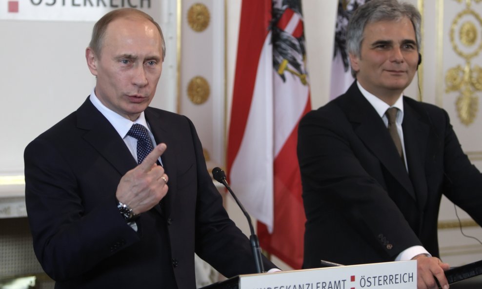 Vladimir Putin i Werner Faymann