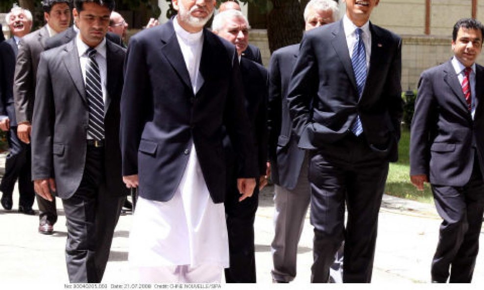 Barack Obama u Afganistanu s Karzaijem