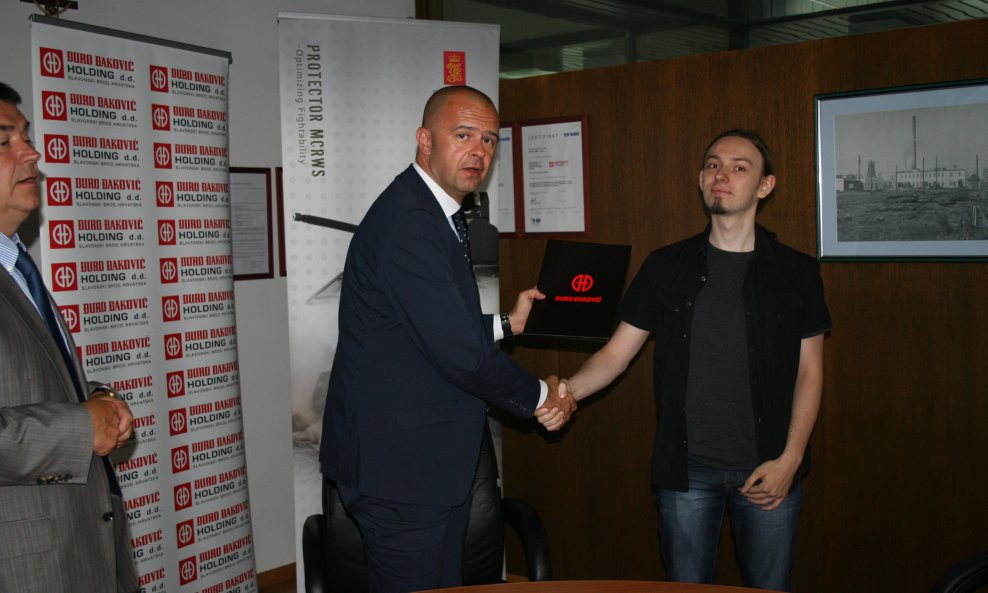 Uručenje stipendije, Đuro Đaković