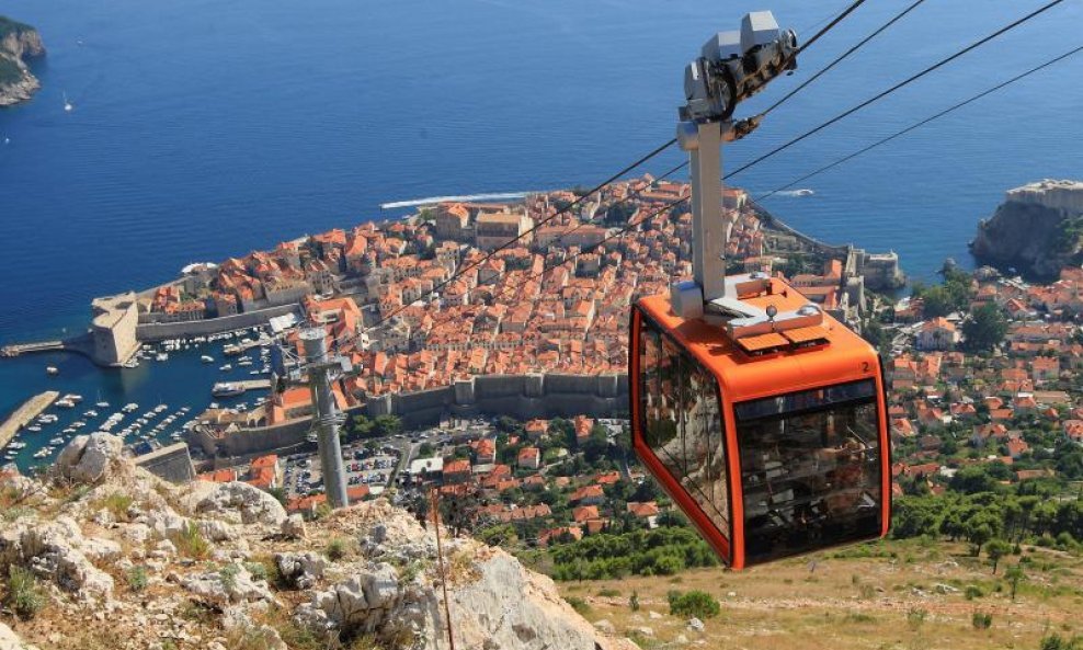 žičara srđ pogled na dubrovnik