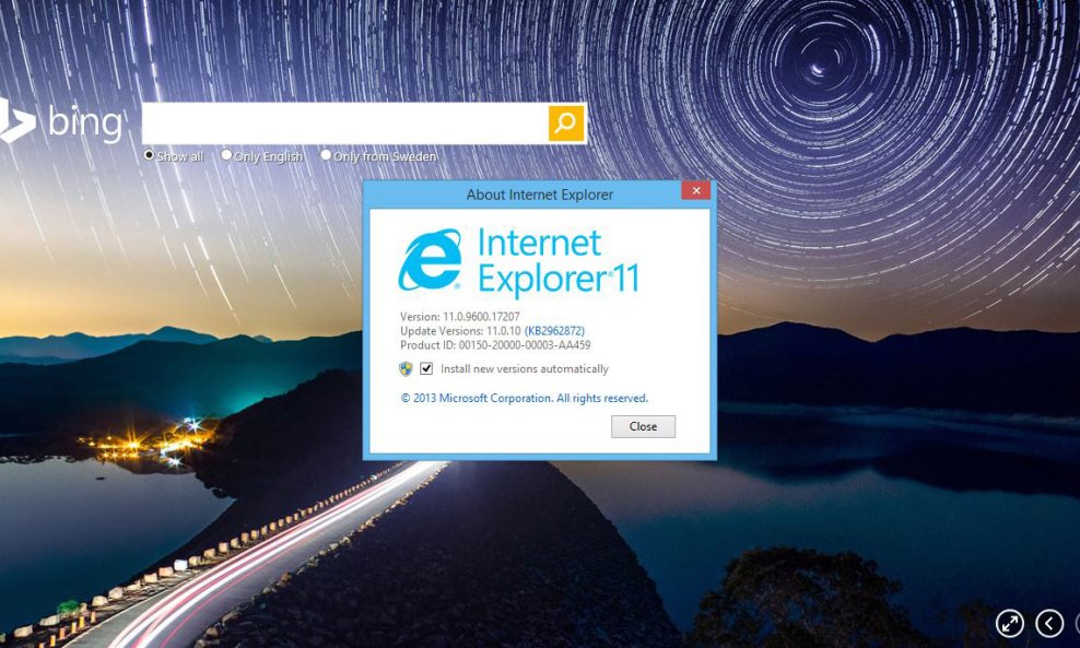 internet explorer 11