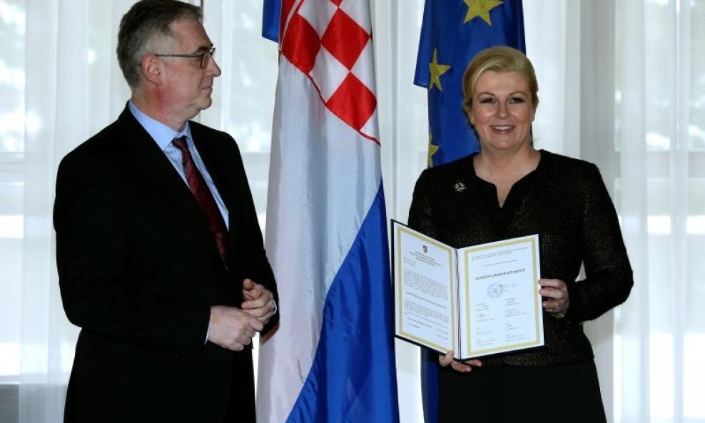 Branko Hrvatin Kolinda Grabar Kitarović