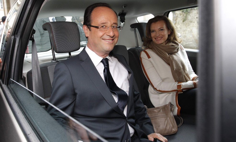 Francoise Hollande sa suprugom