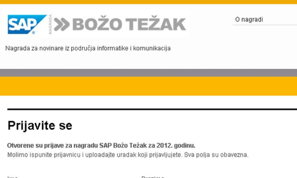 SAP Božo Težak