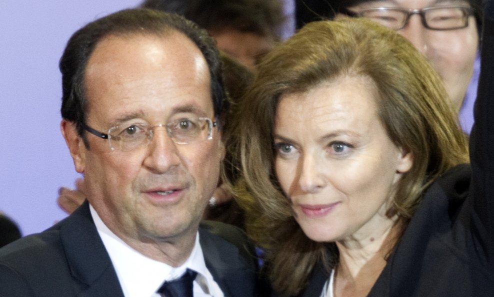 Francois Hollande i Valerie Trierweiler partnerica