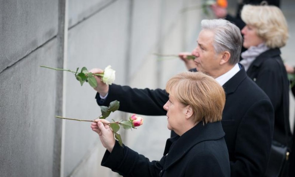 Angela Merkel Berlinski zid