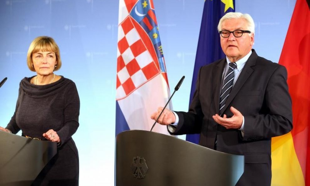 Vesna Pusić i Frank-Walter Steinmeier