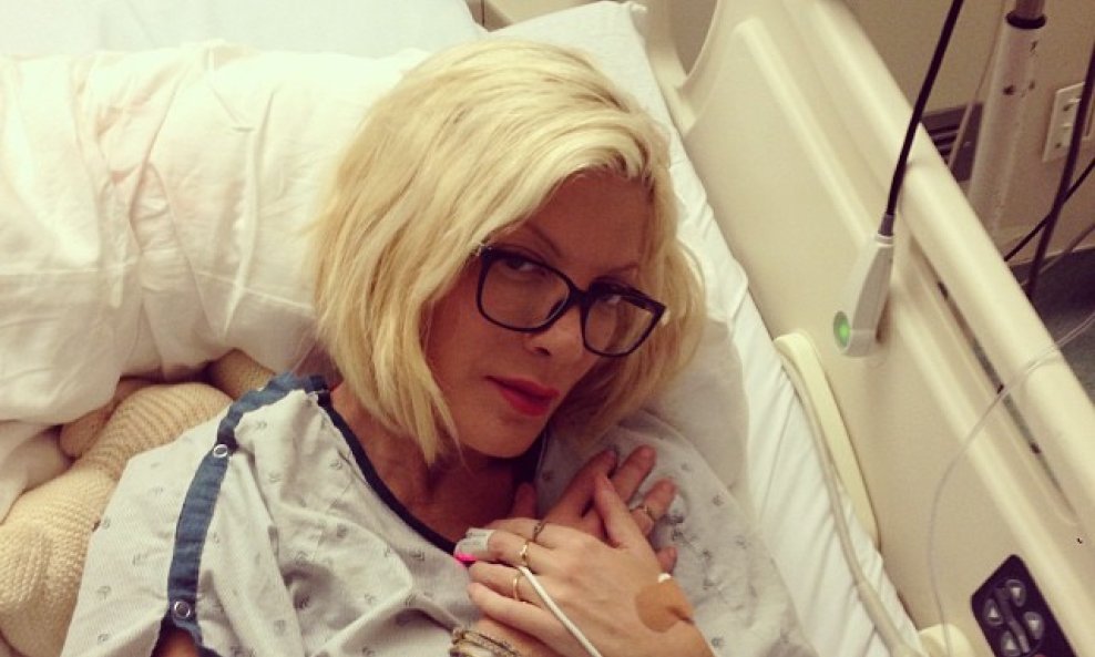 Tori Spelling u bolnici