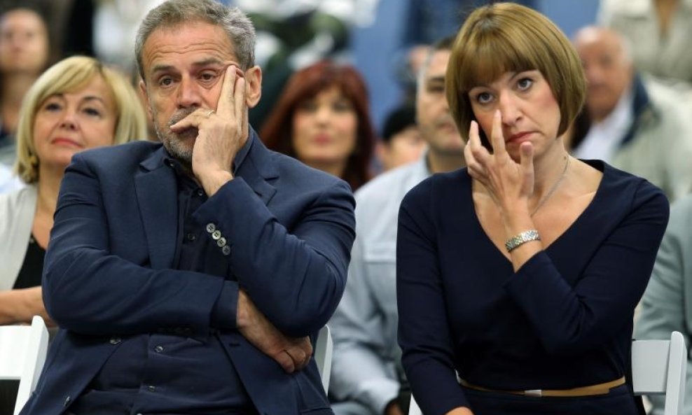 Milan Bandić i Jelena Pavičić Vukićević